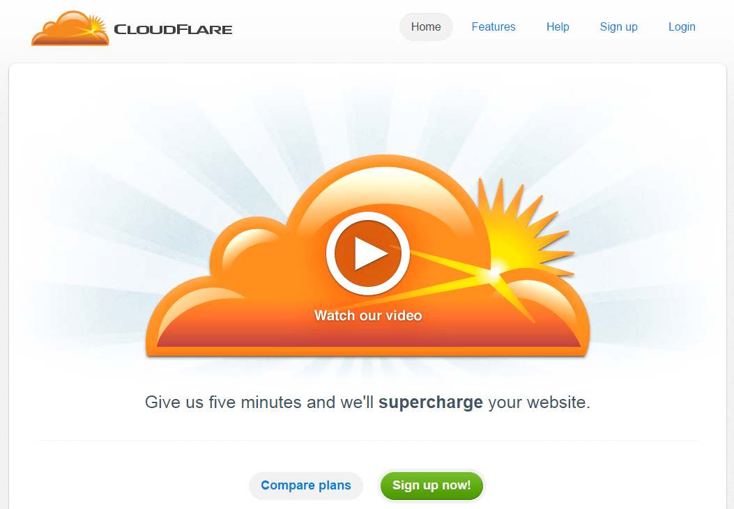 Uitstekende cloud hosting en content delivery netwerk met Cloudflare