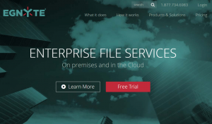 egnyte cloud opslag voor bestanden voor bedrijf en persoonlijk